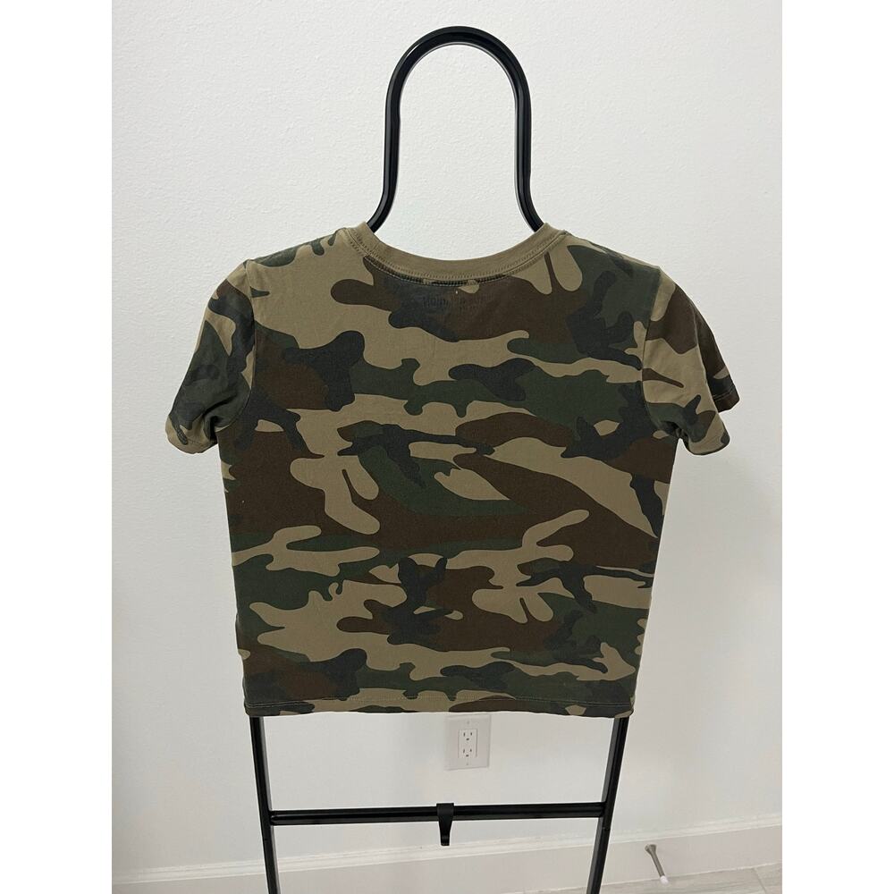 True Religion Boys Large Camo Tee Buddha Guitar Graphic Shirt - Picture 3 of 4
